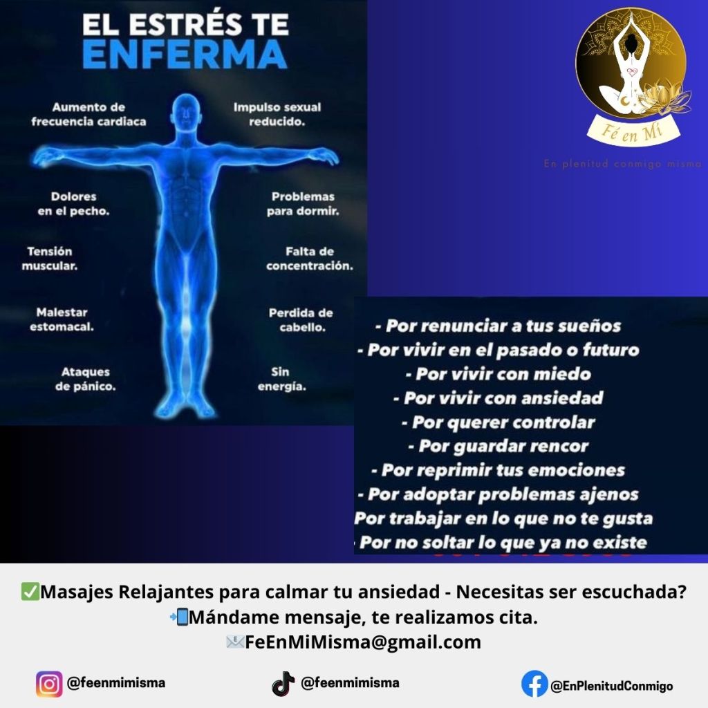 El estrés te enferma. Nosotros te ayudamos a&nbsp;sanar